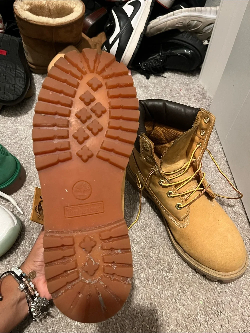 Timberland Men’s Premium Wheat/Tan Work Boots